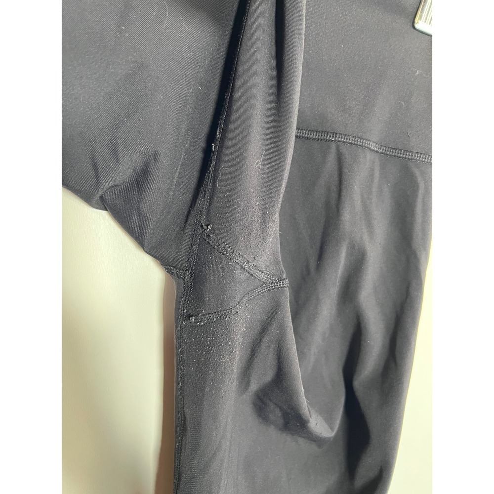 Lululemon Black High Rise Full Length Yoga Leggings Size 6 Activewear Workout - Picture 4 of 6